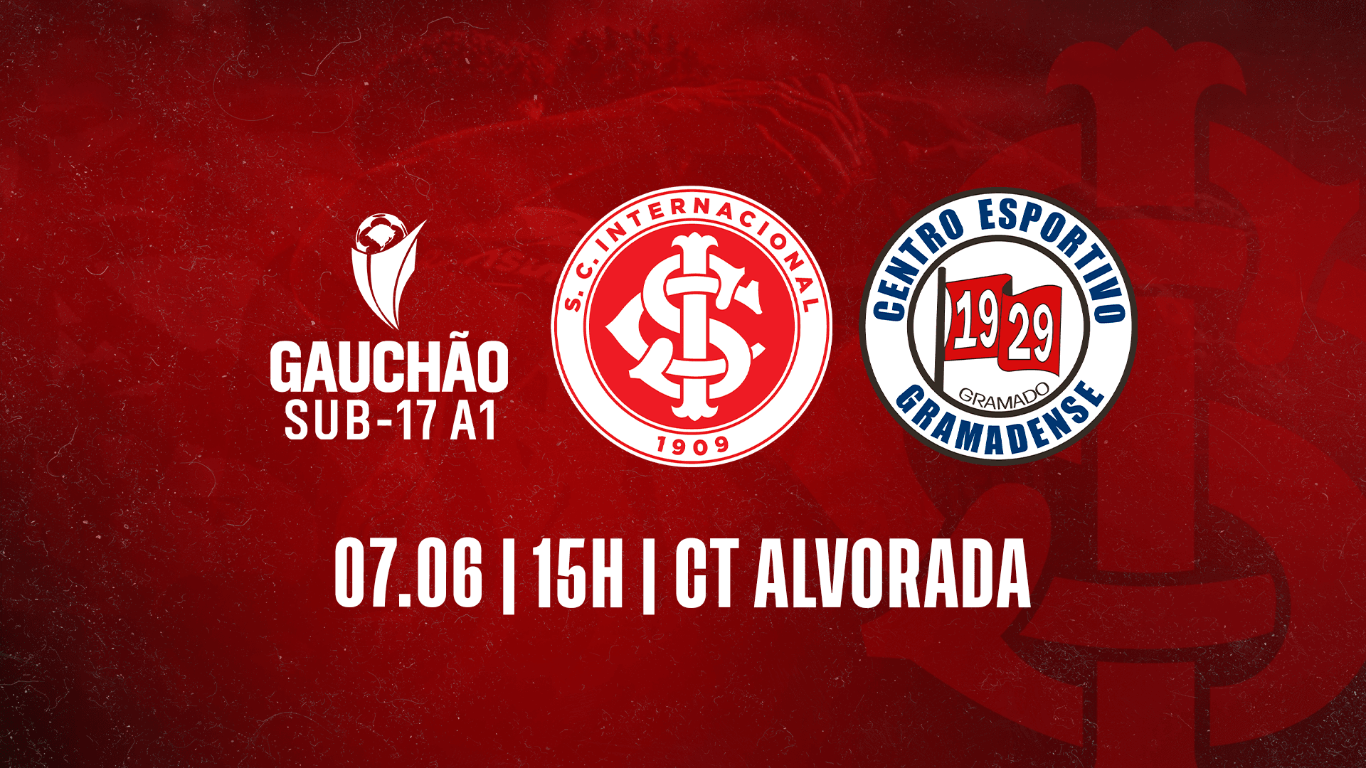 Serviço de Jogo: Internacional x Gramadense | Campeonato Gaúcho Sub-17 2025