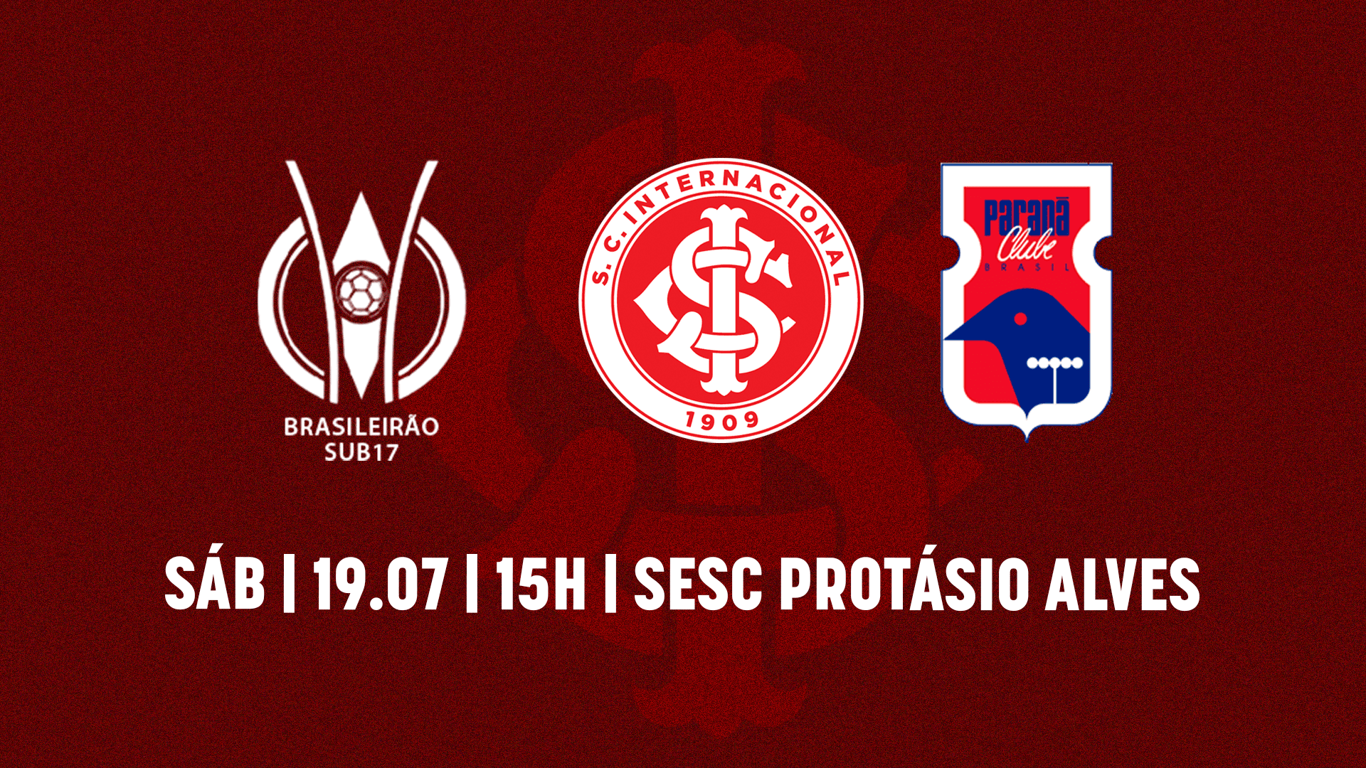 Serviço de Jogo: Internacional x Paraná | Campeonato Brasileiro Feminino Sub-17 2025
