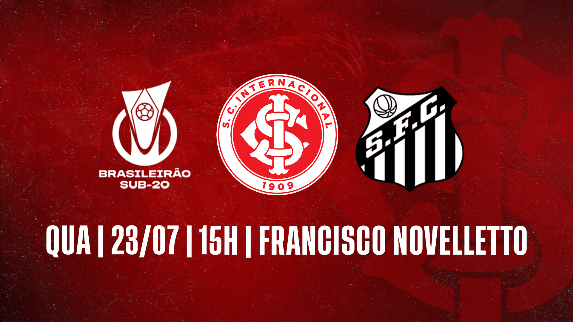 Serviço de Jogo: Internacional x Santos | Campeonato Brasileiro Sub-20 2025