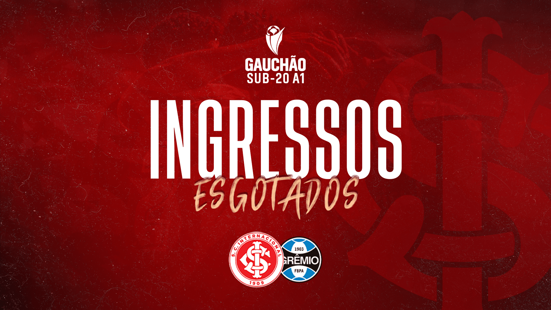 Ingressos para o Gre-Nal da final do Gauchão Sub-20 estão esgotados