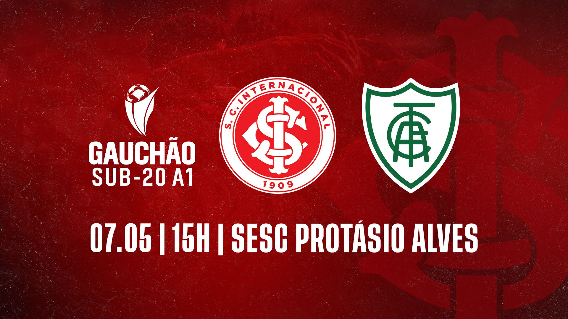 Serviço de jogo: Inter x América-MG Campeonato Brasileiro SUB 20 2025