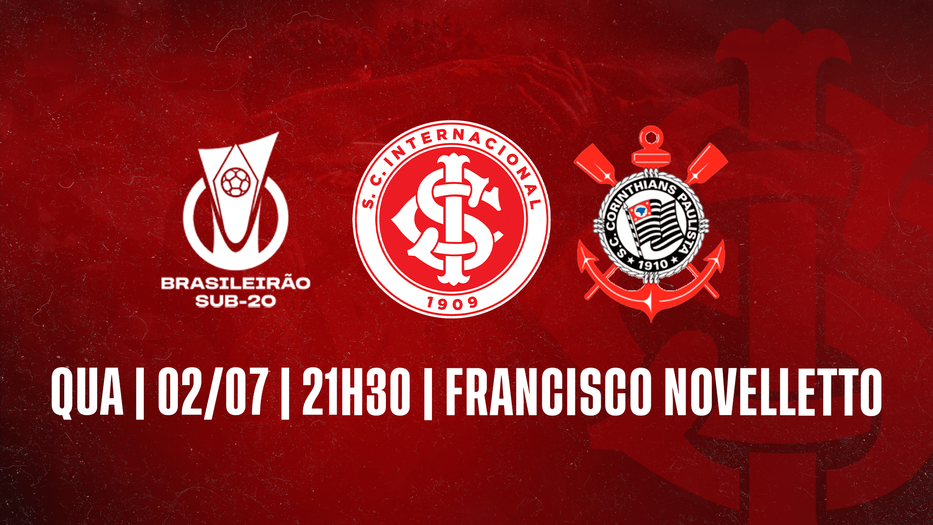 Serviço de Jogo: Internacional x Corinthians | Campeonato Brasileiro Sub-20 2025