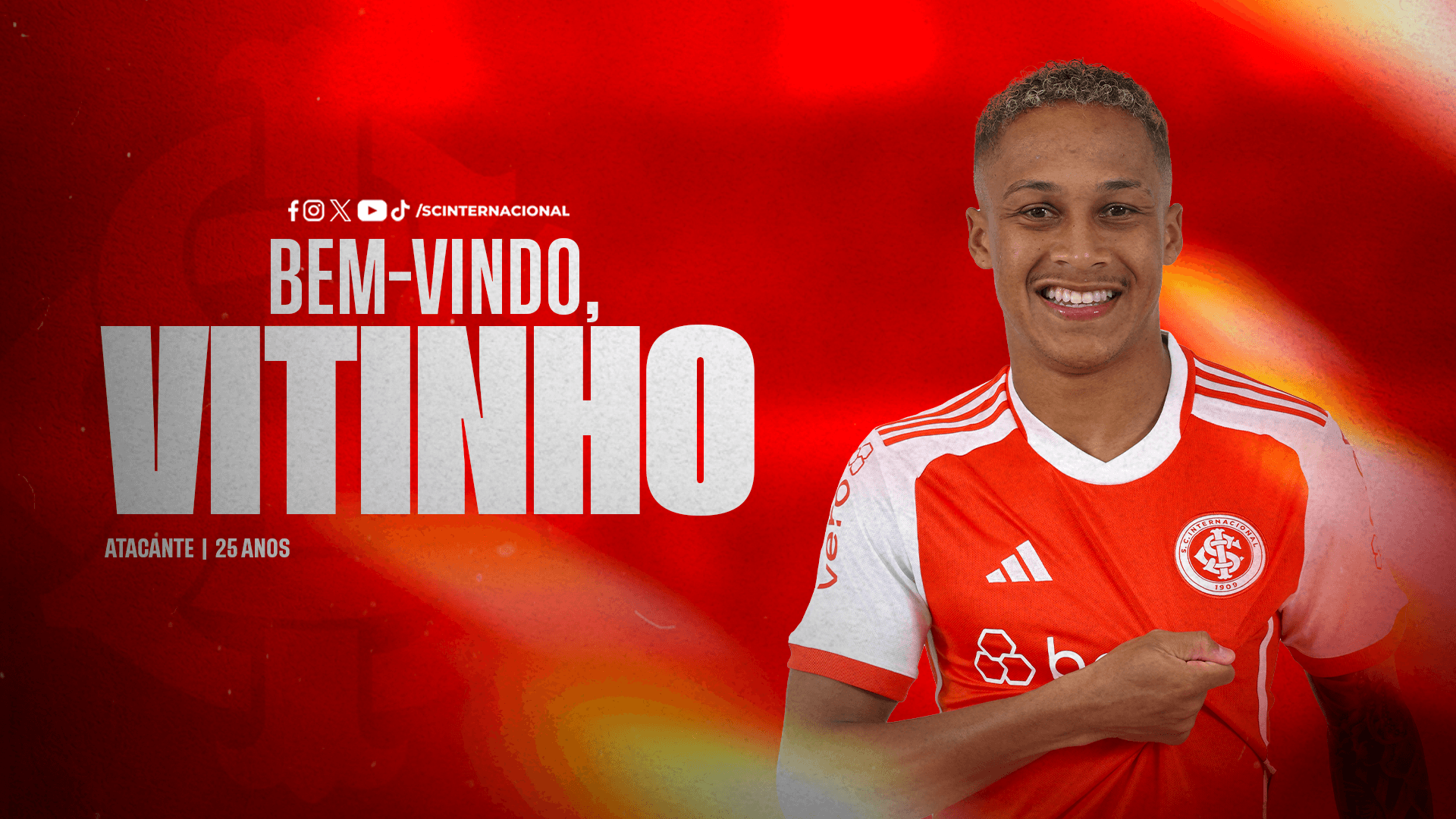 Inter contrata meia-atacante Vitinho