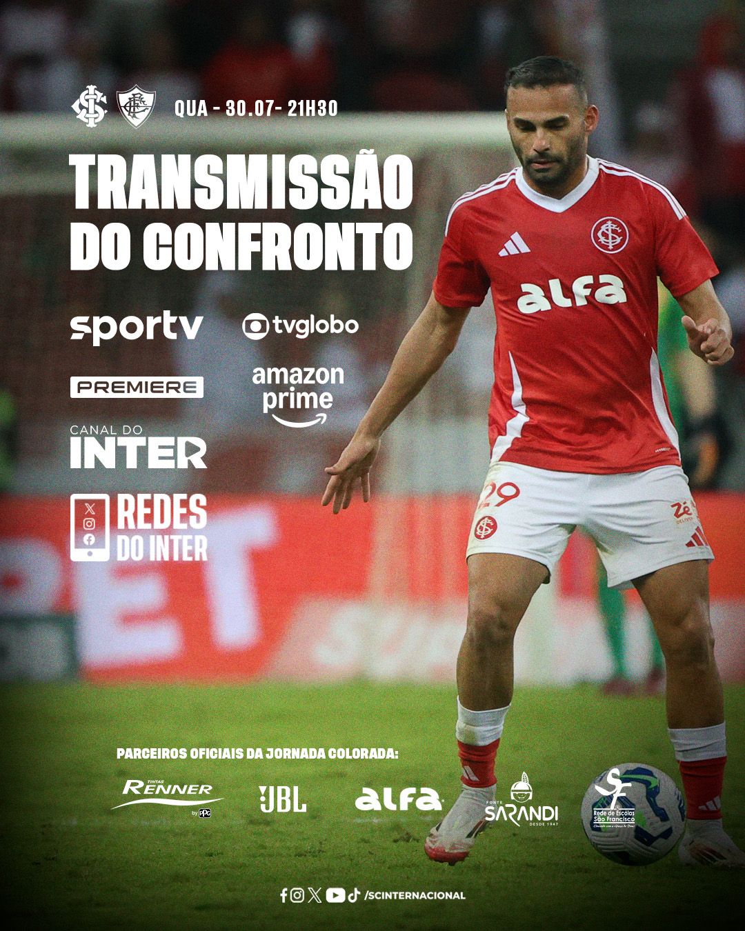 Onde assistir Inter e Fluminense pela Copa do Brasil