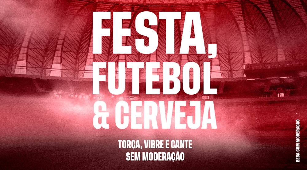 Evento festivo contra o México terá venda de cerveja no Beira-Rio