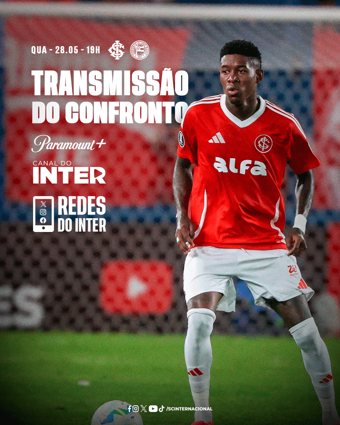 Onde assistir Inter e Bahia