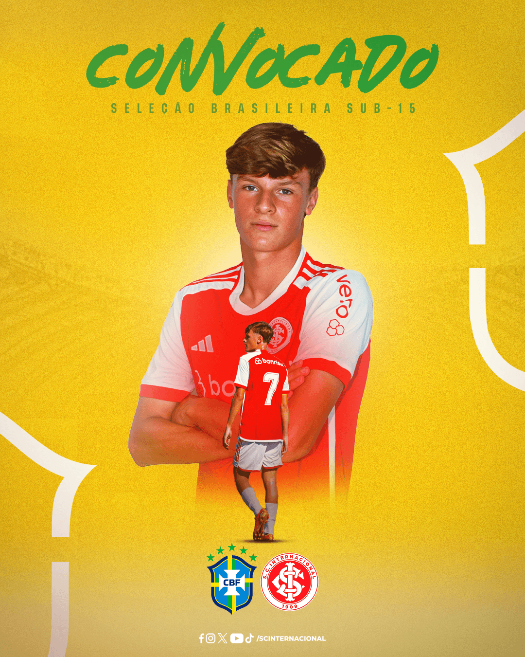 Fabricio Prado é convocado para Seleção Brasileira Sub-15