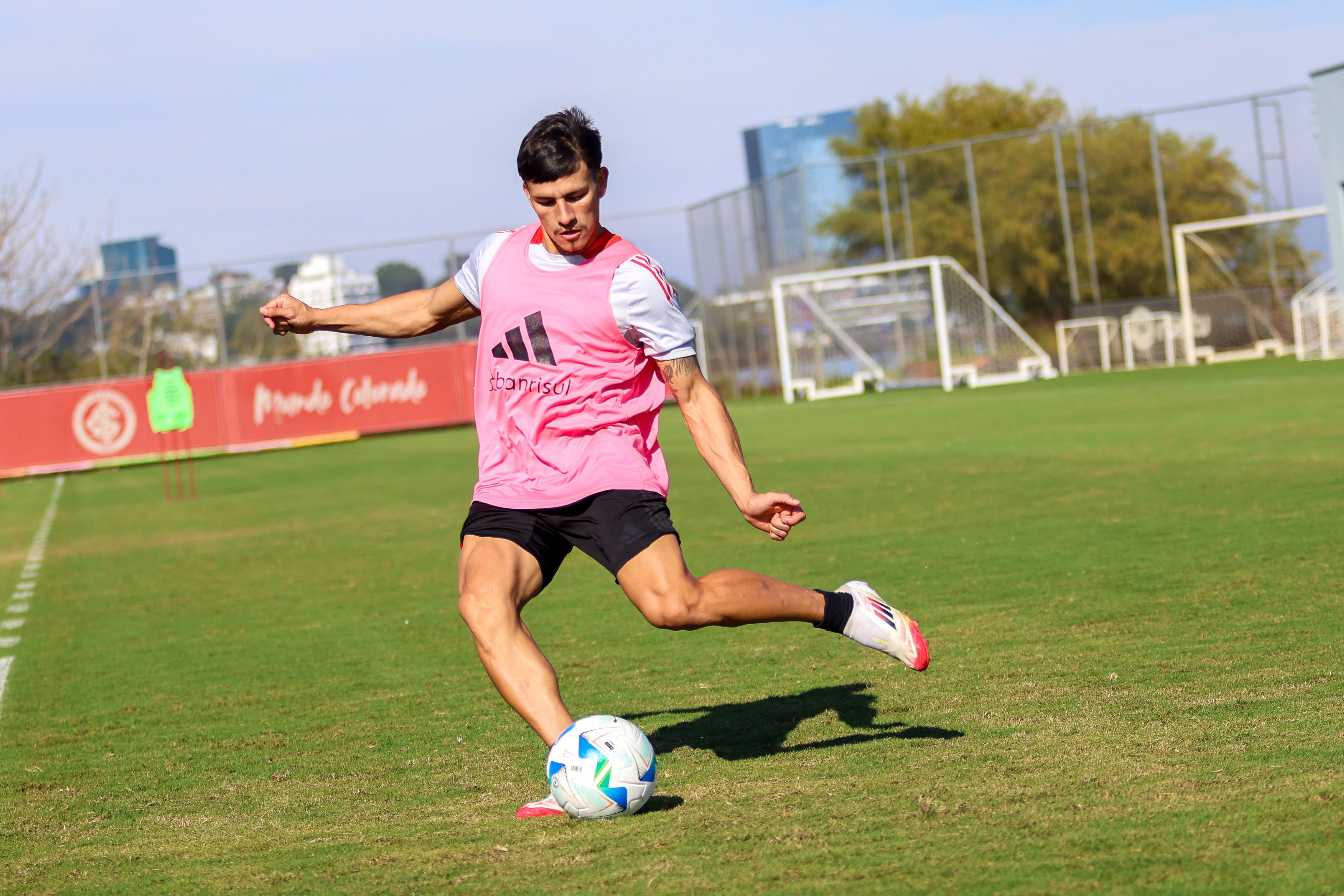 Último treino antes de viajar a Medellín