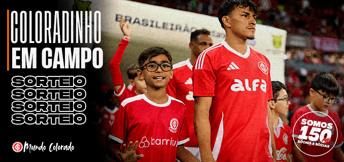 Cinco sócios(as) coloradinhos(as) serão sorteados(as) para entrar em campo contra o Mirassol
