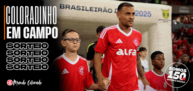 Cinco sócios(as) coloradinhos(as) serão sorteados(as) para entrar em campo no duelo contra o Fluminense