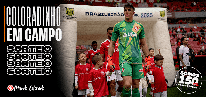 Cinco sócios(as) coloradinhos(as) serão sorteados(as) para entrar em campo contra o Ceará