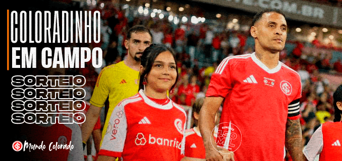 Cinco sócios(as) coloradinhos(as) serão sorteados(as) para entrar em campo no jogo contra o Juventude